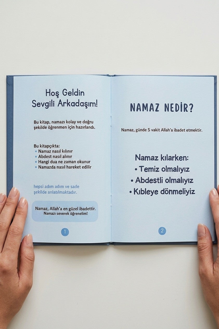 Namazı Adım Adım Öğrenelim – Erkek Çocuklar İçin
