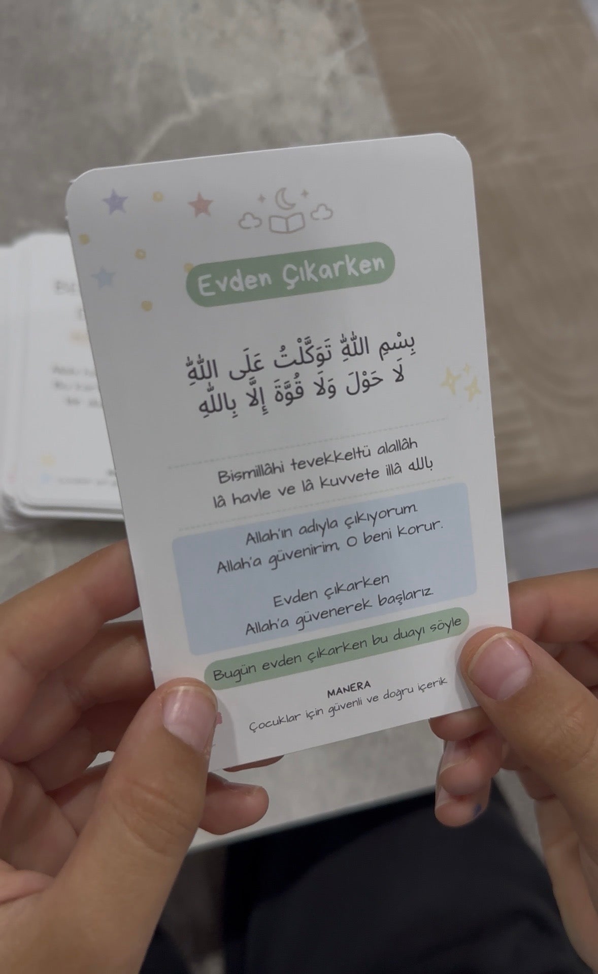 Benim Günlük Dua Kartlarım