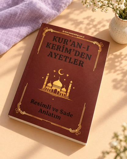 Manera Ayetler kitabı — temsili ürün tanıtım görseli